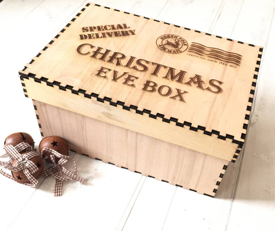 Personalised Wooden Christmas Eve Box