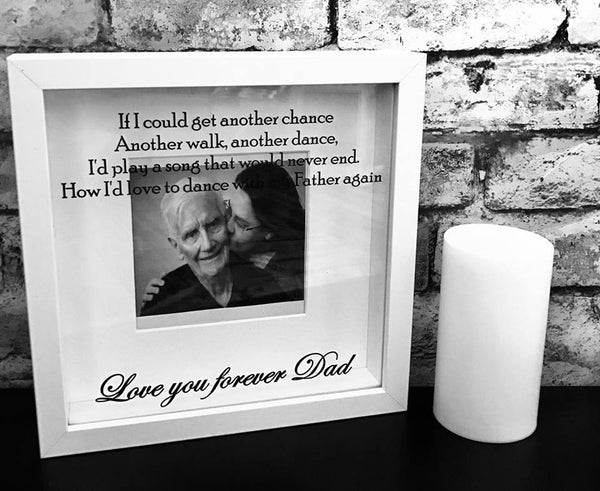Box Dad Photo frame with quote