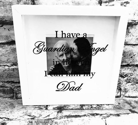 Box Dad photo frame 'Guardian Angel'