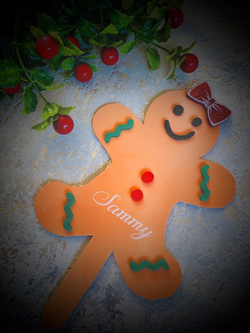 Ginger bread Man plaque