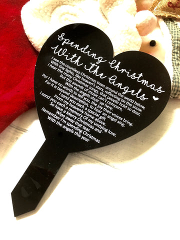 Spending Christmas with the angels