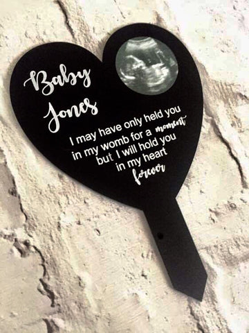 Personalised scan picture memorial
